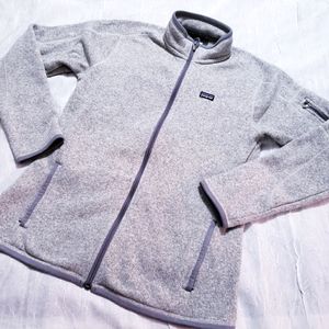 Patagonia Grey Better Sweater Jacket Full Zip Outdoors Hiking Camping